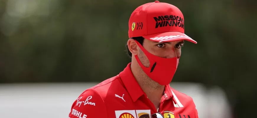Carlos Sainz (Ferrari) Grande Prêmio do Bahrein F1 2021