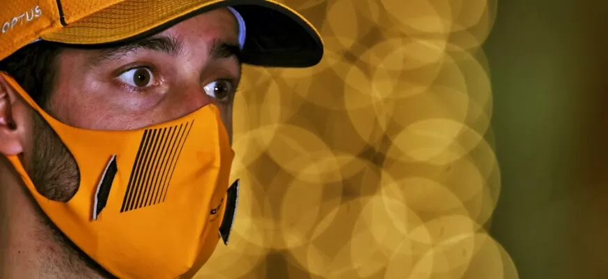 Daniel Ricciardo (McLaren) GP do Bahrein de F1 2021