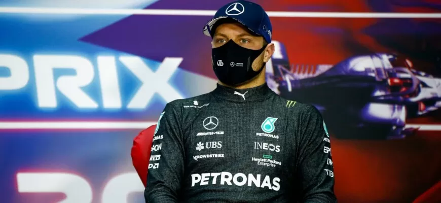 Valtteri Bottas (Mercedes) Pódio - GP do Bahrein F1 2021