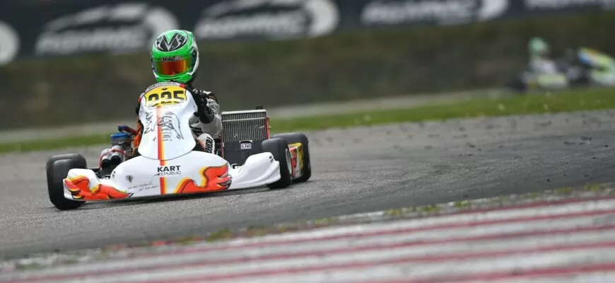 Matheus Ferreira disputa segunda etapa do Europeu de Kart na OK Junior