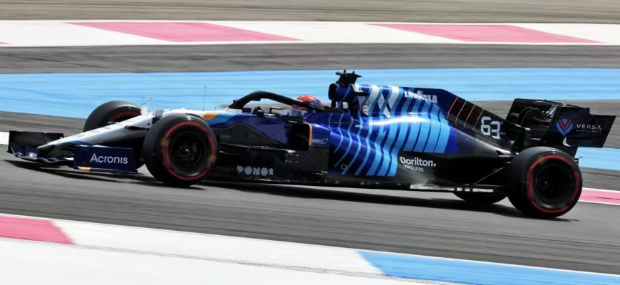 George Russell (Williams) GP da França F1 2021