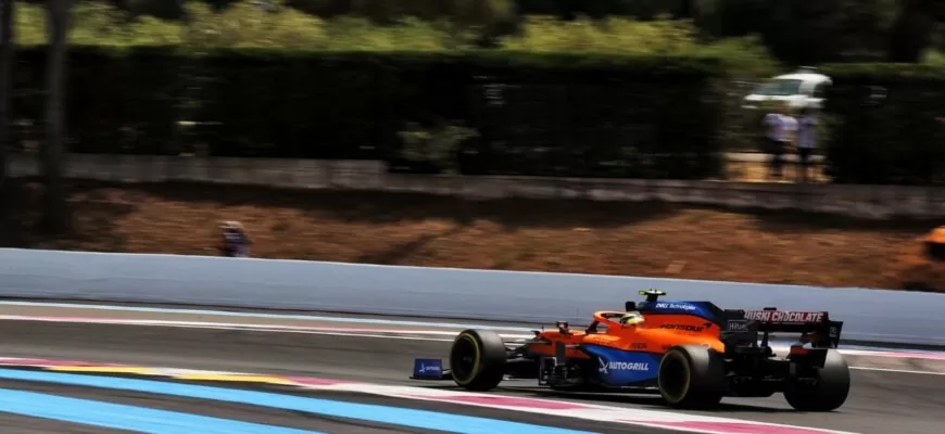 Lando Norris (McLaren) GP da França F1 2021