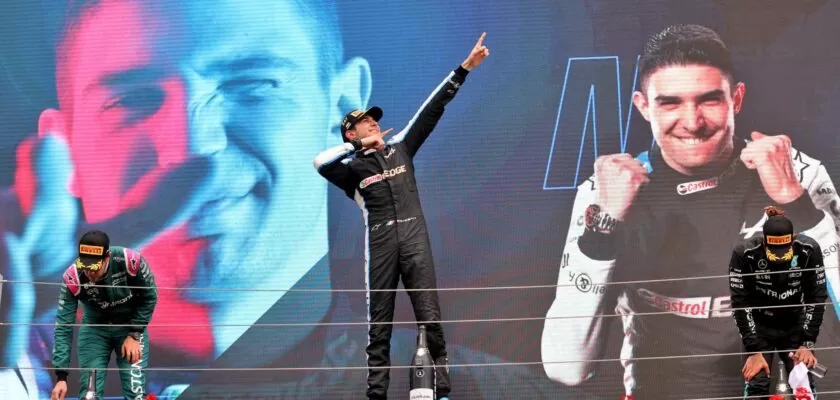 Esteban Ocon - Pódio - GP da Hungria F1 2021