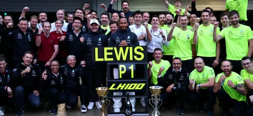 Lewis Hamilton 100ª vitória - GP da Rússia