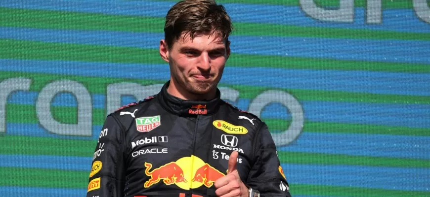 Max Verstappen, Pódio. GP dos EUA, Circuito das Américas, F1 2021