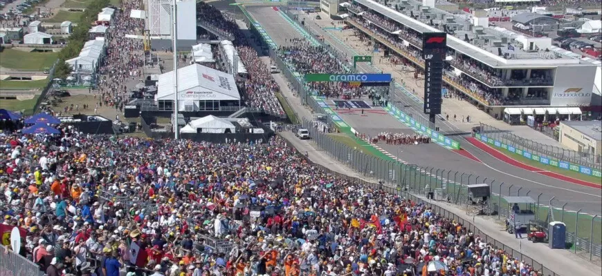 Público no Circuito das Américas - GP dos EUA de F1