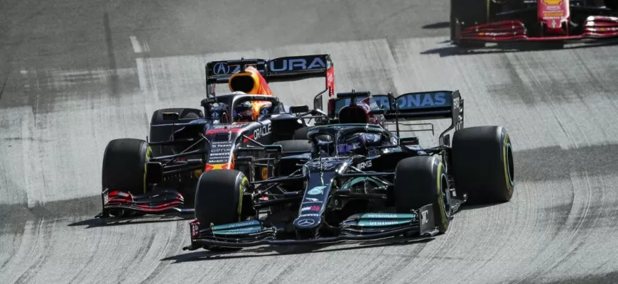 Lewis Hamilton e Max Verstappen - GP dos EUA