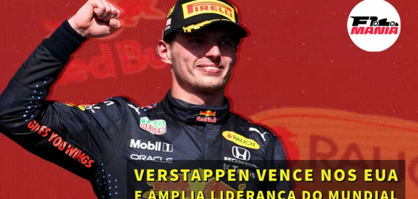 Em Dia: Verstappen vence nos EUA e amplia liderança do mundial