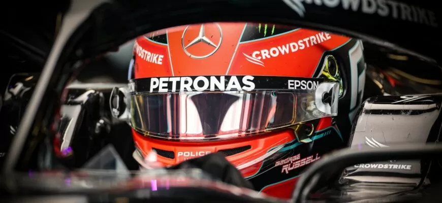George Russell, Mercedes, Testes Abu Dhabi, F1 2021