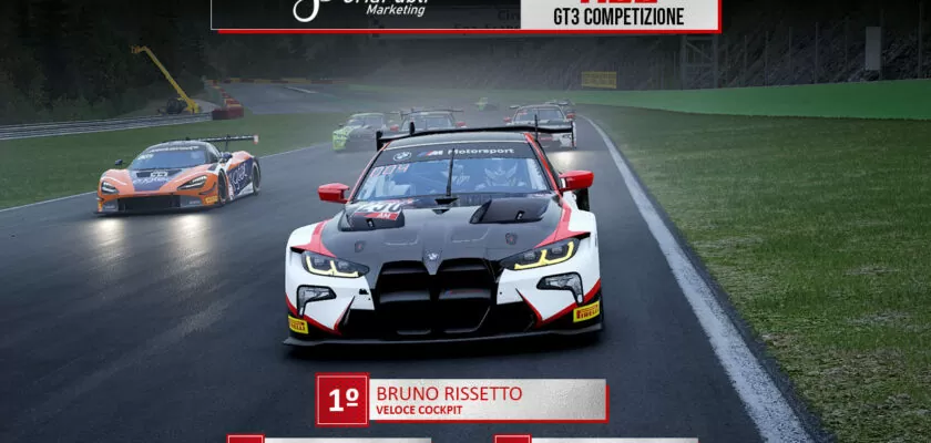 F1BC GT3 Competizione: Bruno Rissetto (Veloce) vence etapa movimentada de abertura em Spa-Franrochamps