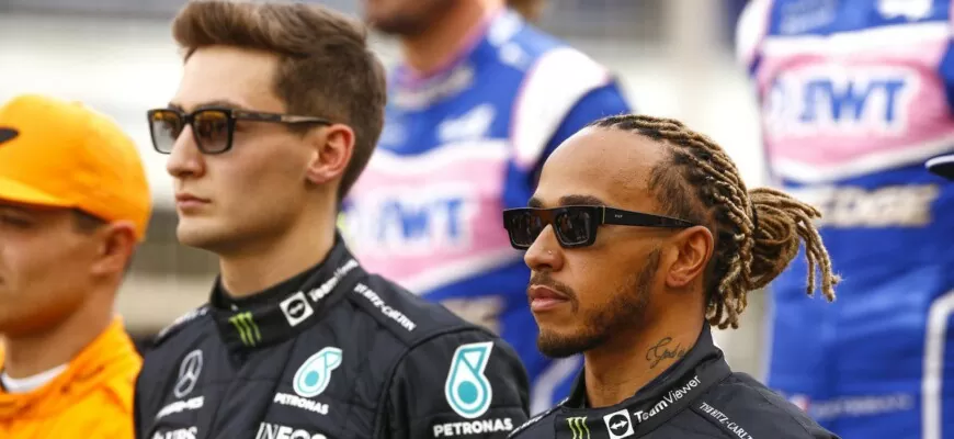 George Russell e Lewis Hamilton - Mercedes