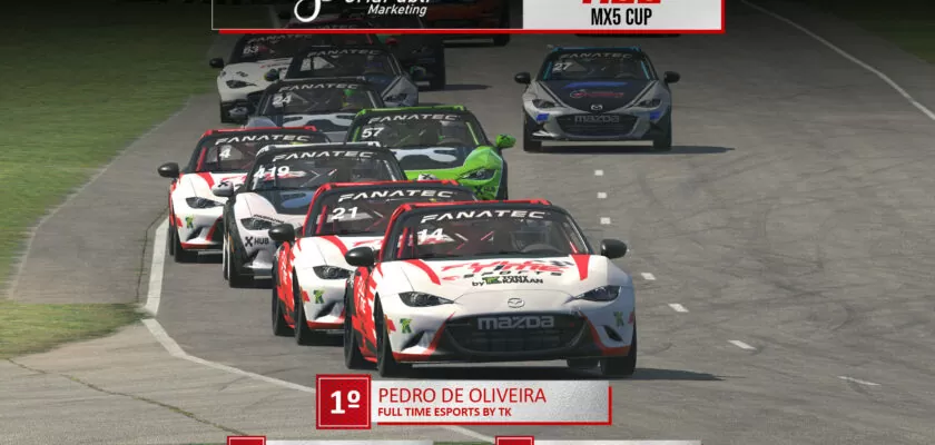 F1BC MX5 Cup: Pedro de Oliveira (Full Time) vence duas baterias alucinantes em Summit Point