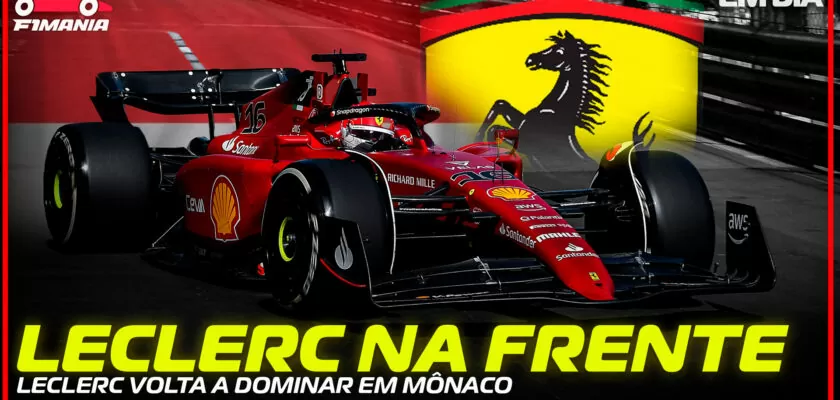 Em Dia: Ferrari na frente. Leclerc lidera treinos para o GP de Mônaco de F1