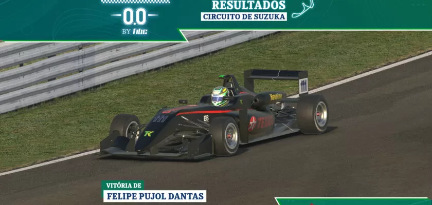 Formula Heineken 0.0 by F1BC: Felipe Pujol Dantas é o primeiro vencedor da competição, em Suzuka