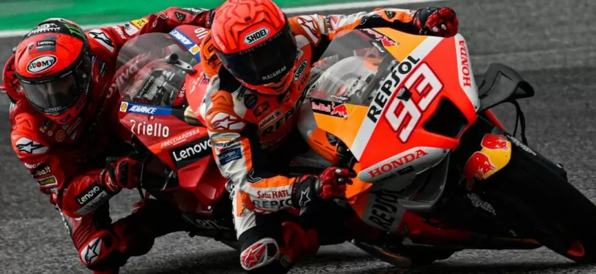 Márquez diz apostar em “moto de Bagnaia” na corrida do título 2022