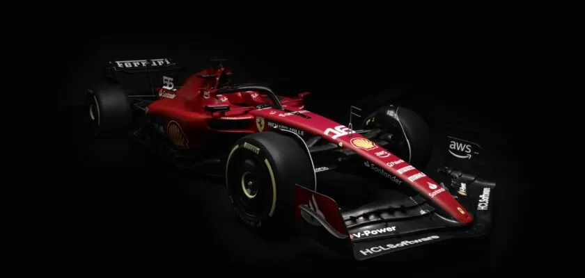 Ferrari apresenta cores do SF-23 para disputar temporada 2023 da Fórmula 1