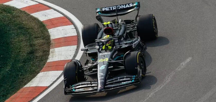 F1: Hamilton puxa 1-2 da Mercedes e fecha como mais rápido em molhado TL2 do GP do Canadá