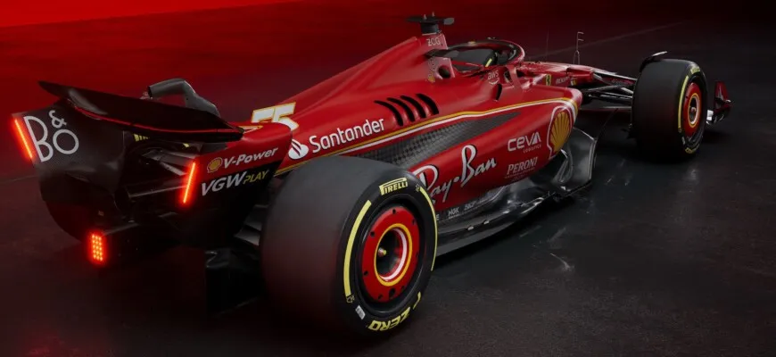 F1: Novo carro da Ferrari foi totalmente redesenhado em relação ao de 2023